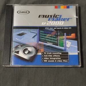 Vtg Magix Music Maker v2000 PC Software